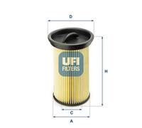 FUEL FILTER 26.005.00 FOR BMW M47D20 2.0L 4cyl 3 E46