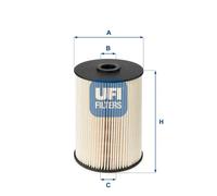 UFI 26.021.00 Fuel filter