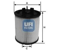 Fuel filter Filter Insert 26.023.00 UFI for AUDI A2