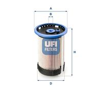Fuel filter Filter Insert 26.032.00 UFI for VW AUDI