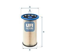 Fuel filter Filter Insert 26.038.00 UFI for SEAT VW AUDI SKODA