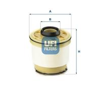 UFI 26.102.00 Fuel filter