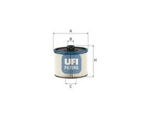 UFI 26.195.00 Fuel filter