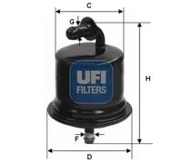 Fuel filter Filter Insert 31.724.00 UFI for SUZUKI ALTO IV ALTO V