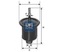 FUEL FILTER 31.731.00 FOR MITSUBISHI 4G63 2.0L 4cyl GALANT VIII6A13 2.5L 6cyl