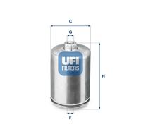 UFI 53.186.00 Pollen filter