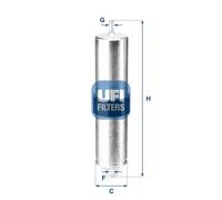 Fuel filter Filter Insert 31.838.00 UFI for MINI MINI