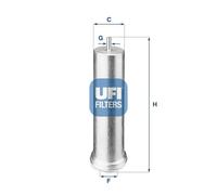 UFI Fuel filter 31.851.00
