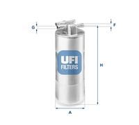 Fuel filter Filter Insert 31.953.00 UFI for AUDI A6 C6 A6 C6 Avant A6 Allroad C6