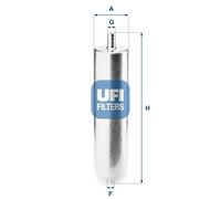 Fuel filter Filter Insert 31.985.00 UFI for AUDI A7 Sportback A6 C7 A6 C7 Avant