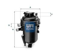 Fuel filter Filter Insert 55.112.00 UFI for FIAT DOBLO Box Body/MPV DOBLO MPV