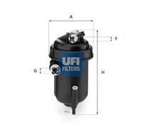 Fuel filter Filter Insert 55.143.00 UFI for FIAT DUCATO Van DUCATO Bus