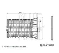 BLUE PRINT ADBP230050 Fuel filter