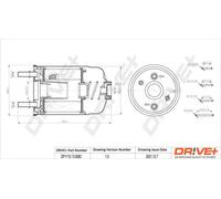 Fuel filter Filter Insert DP1110.13.0082 Drve+ for RENAULT SUZUKI