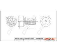 Fuel filter Filter Insert DP1110.13.0155 Drve+ for FIAT ALFA ROMEO CITROËN OPEL