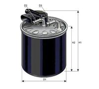 Fuel filter Filter Insert FCS947 PURFLUX for BMW 2 Active Tourer X1