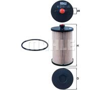 Fuel filter Filter Insert KX 222D KNECHT for VW CRAFTER 30-35 Bus