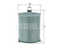 Genuine MAHLE Fuel Filter Insert KX245/4D – Fits Toyota Yaris Diesel – Knecht Filter