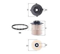 Fuel filter Filter Insert KX 265D MAHLE for SAAB OPEL CHEVROLET VAUXHALL