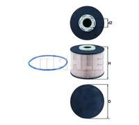 Mahle Fuel Filter KX331D 1611659180 190191 1906A7 9813802280 946737280 70526524