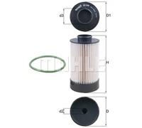 Fuel filter Filter Insert KX 340D MAHLE for UAZ IVECO
