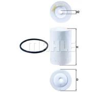 Mahle Fuel Filter KX68D Mercedes Benz - - Precision OE Matching Fit & Quality