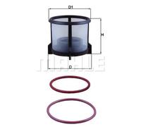 Fuel filter Filter Insert KX 72D2 MAHLE for MERCEDES-BENZ MAN NEOPLAN OPTARE MAZ