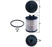 Mahle Fuel Filter KX86/1D fits Audi - Genuine Part - OE Matching Fit & Quality