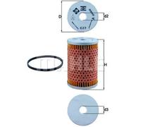 Fuel filter Filter Insert KX 9D KNECHT for CITROËN PEUGEOT RENAULT FSO ARO