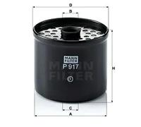 Fuel filter Filter Insert P 917 x MANN-FILTER for FORD AUDI VW RENAULT CITROËN