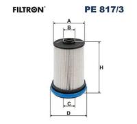 Fuel filter Filter Insert PE 817/3 FILTRON for FORD FORD USA