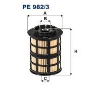Fuel filter Filter Insert PE 982/3 FILTRON for CHEVROLET OPEL
