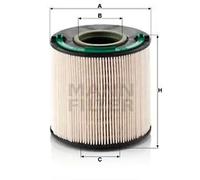 MANN Filter PU1040X Fuel Filter 102mm Outer Diameter 99mm Height Fits VW Touareg