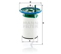 Fuel filter Filter Insert PU 7015 MANN-FILTER for PEUGEOT CITROËN