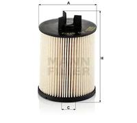 MANN Single Fuel Filter Service 75mm Outer Diameter 98mm Height Fits Audi A2