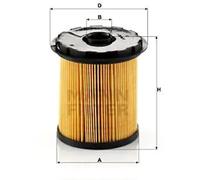 Fuel filter Filter Insert PU 822 x MANN-FILTER for RENAULT DACIA