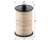 Fuel filter Filter Insert PU 823 x MANN-FILTER for VOLVO XC90 I S80 I V70 Mk II