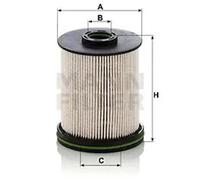 MANN PU9012/1Z Fuel Filter With Gasket/Seal Fits Opel Astra Vauxhall Astra