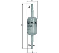 MAHLE KL 15 Fuel filter