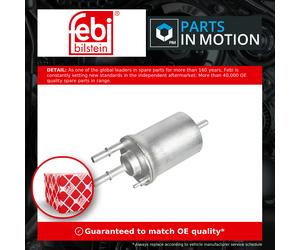 Fuel Filter fits AUDI A1 8X 1.2 1.4 2.0 10 to 18 1K0201051B 1K0201051C Febi New
