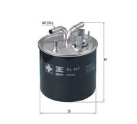 Fuel Filter fits AUDI A8 D3 4.0D 03 to 05 ASE Mahle 057127401G 057127435C New