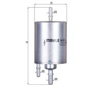 Fuel Filter fits SEAT EXEO 3R 1.8 2.0 09 to 13 Mahle 420201511 4F0201511A New