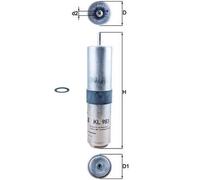 Fuel Filter fits BMW 214D F45, F46 1.5D 14 to 18 B37C15A Mahle 13328514121 New