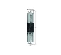 Fuel Filter KL66 Mahle 13321702632 13321702633 13321740985 13321702635 78741548