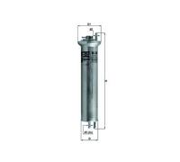 Fuel Filter fits BMW 520 E39 2.2 00 to 03 Mahle 13321705398 13321706909 Quality