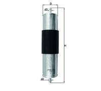 MAHLE KL 473 Fuel filter