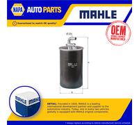 Fuel Filter fits CHRYSLER SEBRING JS 2.0D 07 to 10 ECD Mahle 05085581AC Quality