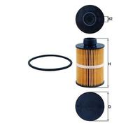 MAHLE Fuel Filter - KX208D
