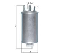 Fuel Filter fits DACIA LOGAN PICKUP 1.5D 2010 on K9K892 Mahle 164000884R Quality