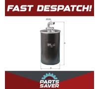 Fuel Filter fits DODGE CALIBER 2.0D 2006 on Mahle 05085581AD 05166780AA Quality